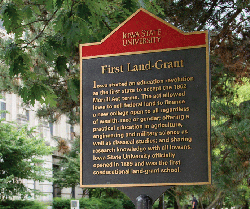 land grant sign